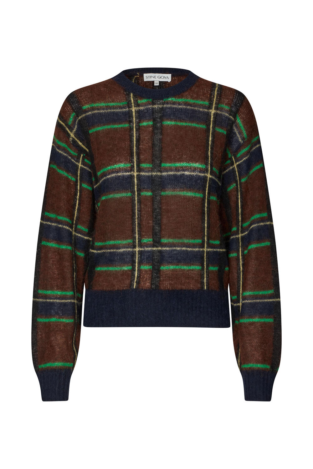 2557 Alpaca Crewneck uldstriktrøje – Crosschecks